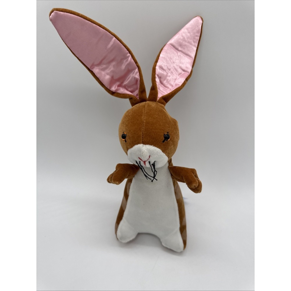Yottoy Velveteen Rabbit Plush Bunny Brown Stuffed Animal Satin‎ Ears 13"